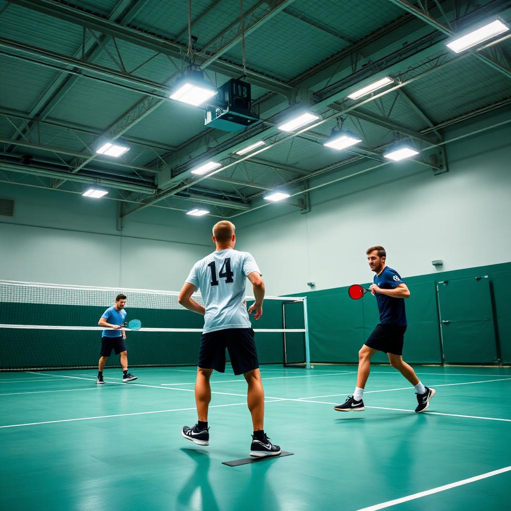 Game on! 🏓 18 courts ready for action